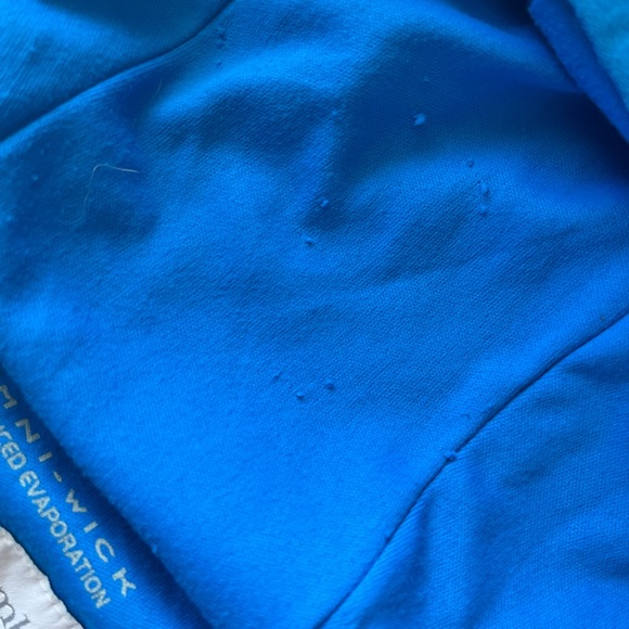 Blue/Green Boys Omni-Wick rain jacket - Picture 4 of 4